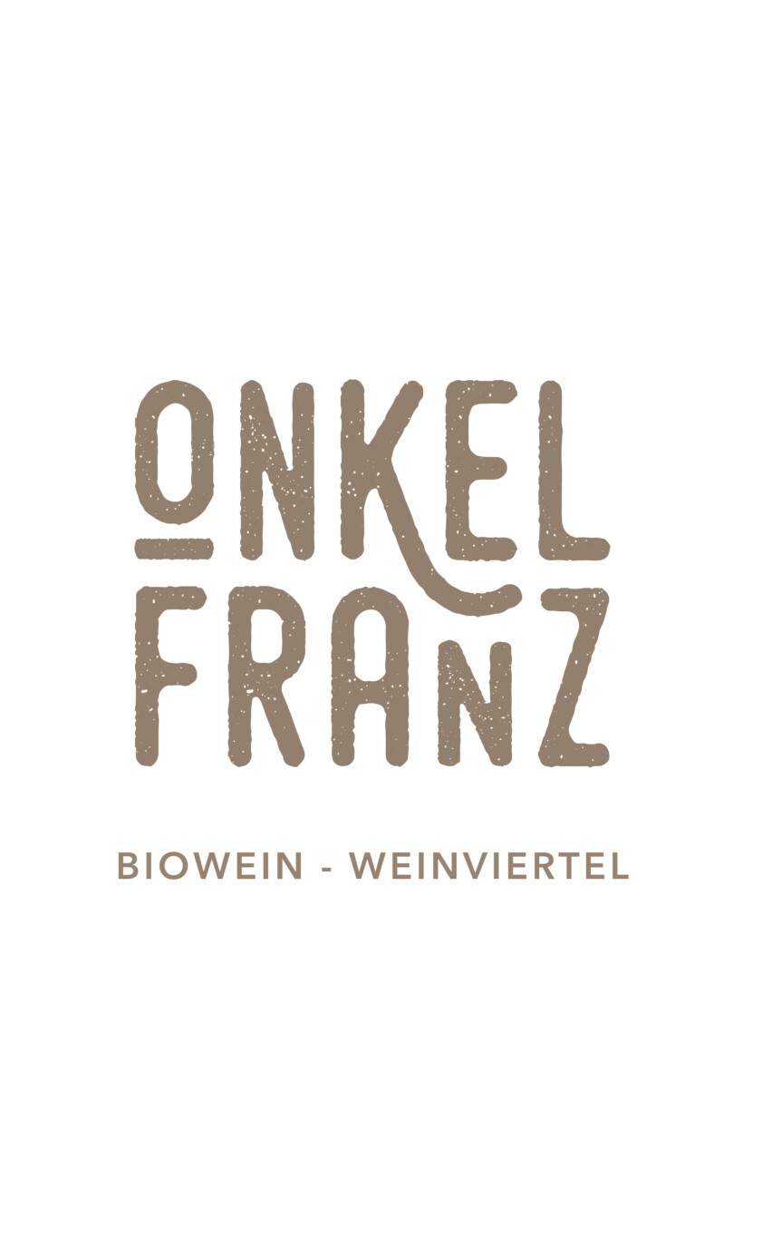 Die Darstellung des Onkel Franz Biowein Logo.