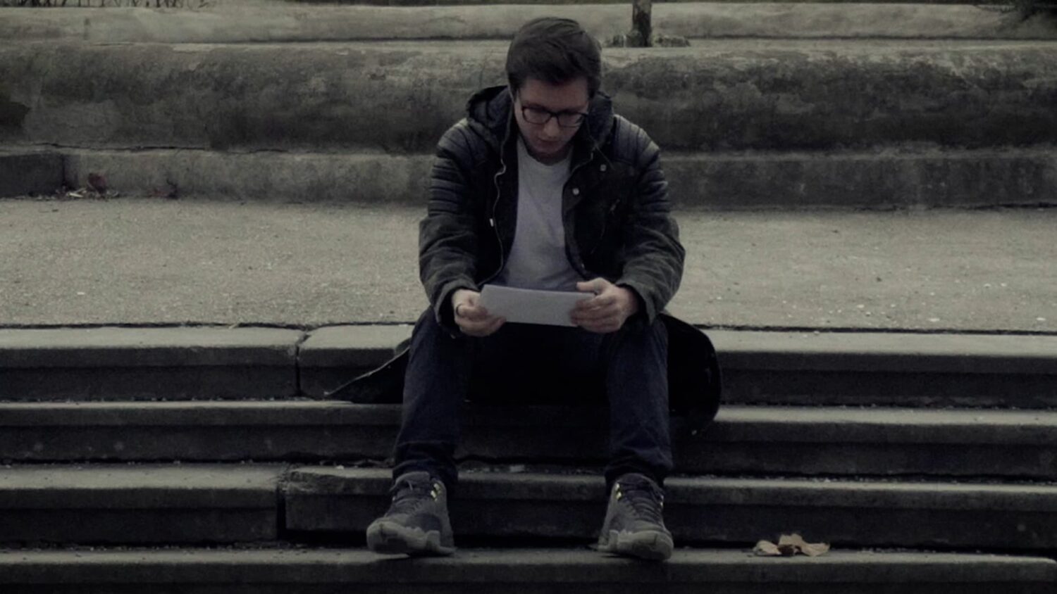 Darstellung des Hauptprotagonisten des Kurzfilms "Die Nachricht".